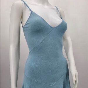 D2squared powder blue designer midi dress